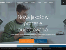 Tablet Screenshot of codec.pl