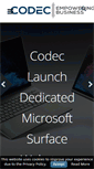 Mobile Screenshot of codec.ie