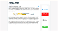 Desktop Screenshot of codec.com