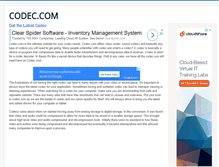 Tablet Screenshot of codec.com
